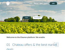 Tablet Screenshot of eleanor-wine.com